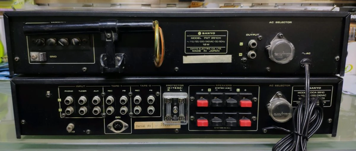 Vendora SANYO DCA-3510 και FMT-3510K Ενισχυτής και Ραδιόφωνο 10 Vendora SANYO DCA-3510 και FMT-3510K Ενισχυτής και Ραδιόφωνο - Image 8