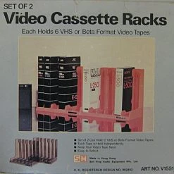 Vendora ΘΗΚΗ VIDEO CASSETTE 12 VHS (SET 2 ΤΕΜ.) 6Χ2=12