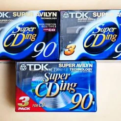 Vendora Κασέτες ήχου σφραγισμένες, Χρωμίου 9 τεμ. TDK C90