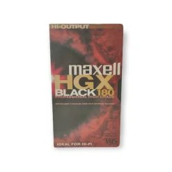 Vendora Maxell HGX Black 180 HiFi VHS