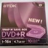 Vendora TDK DVD + R Snap N' Save Box 10 Discs -CONRAD-JOHNSON shop 250f1f3f3735dd45b0ac0af6dc075b47bf4db248 xl