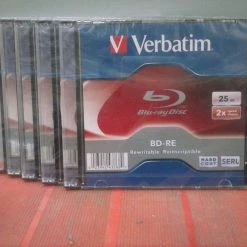 Vendora BDRE (Blu-Ray) 25gb (επανεγγράψιμα) SLIM Case Verbatim