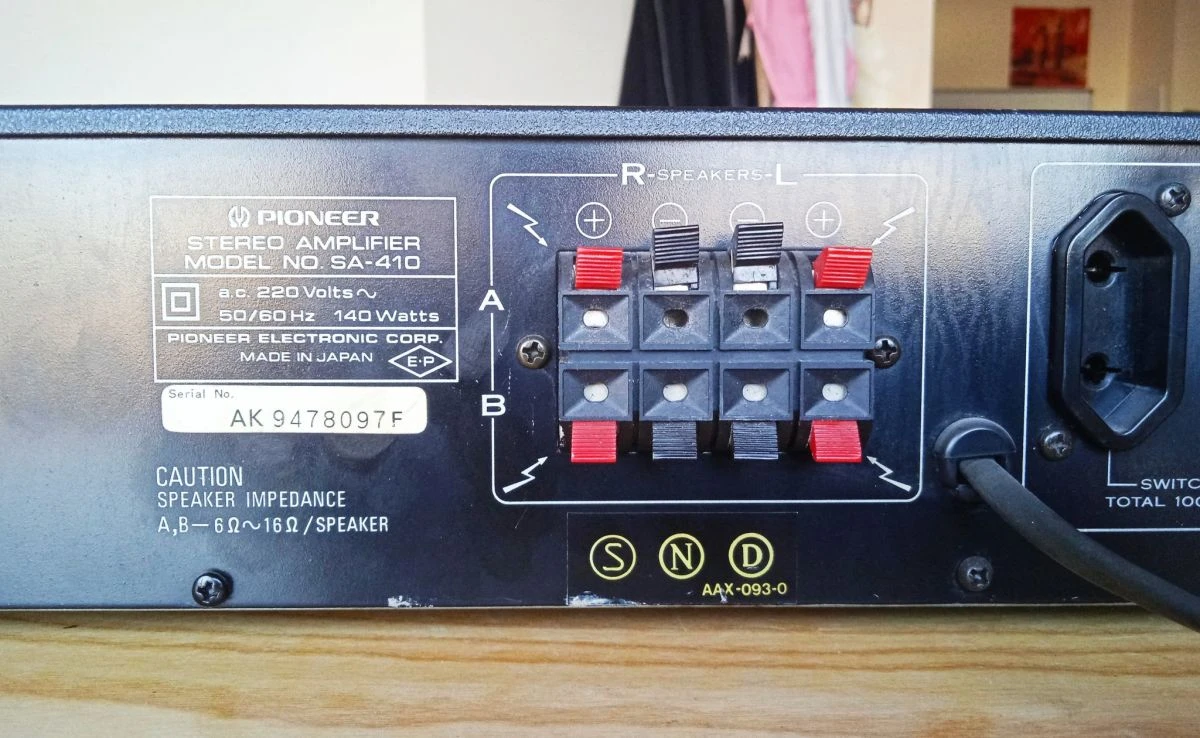 Vendora PIONNER - SA 410 ολοκληρωμένος ενισχυτής 12 Vendora PIONNER - SA 410 ολοκληρωμένος ενισχυτής - Image 10