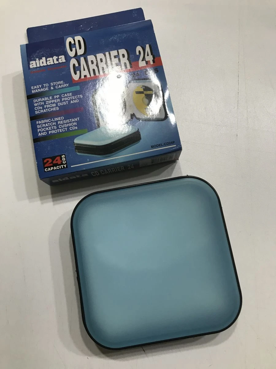 Vendora Aidata CD Carrier: σκληρή θήκη μεταφοράς 24 CD ή DVD 3 Vendora Aidata CD Carrier: σκληρή θήκη μεταφοράς 24 CD ή DVD