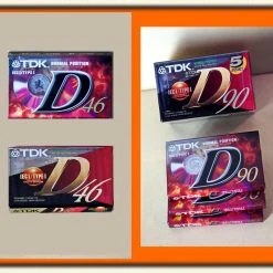 Vendora Κασέτες ήχου σφραγισμένες, 2x TDK D46 + 8x TDK D90