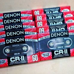 Vendora Κασέτες ήχου σφραγισμένες 10x, C60 Denon CR-II (Χρωμίου)