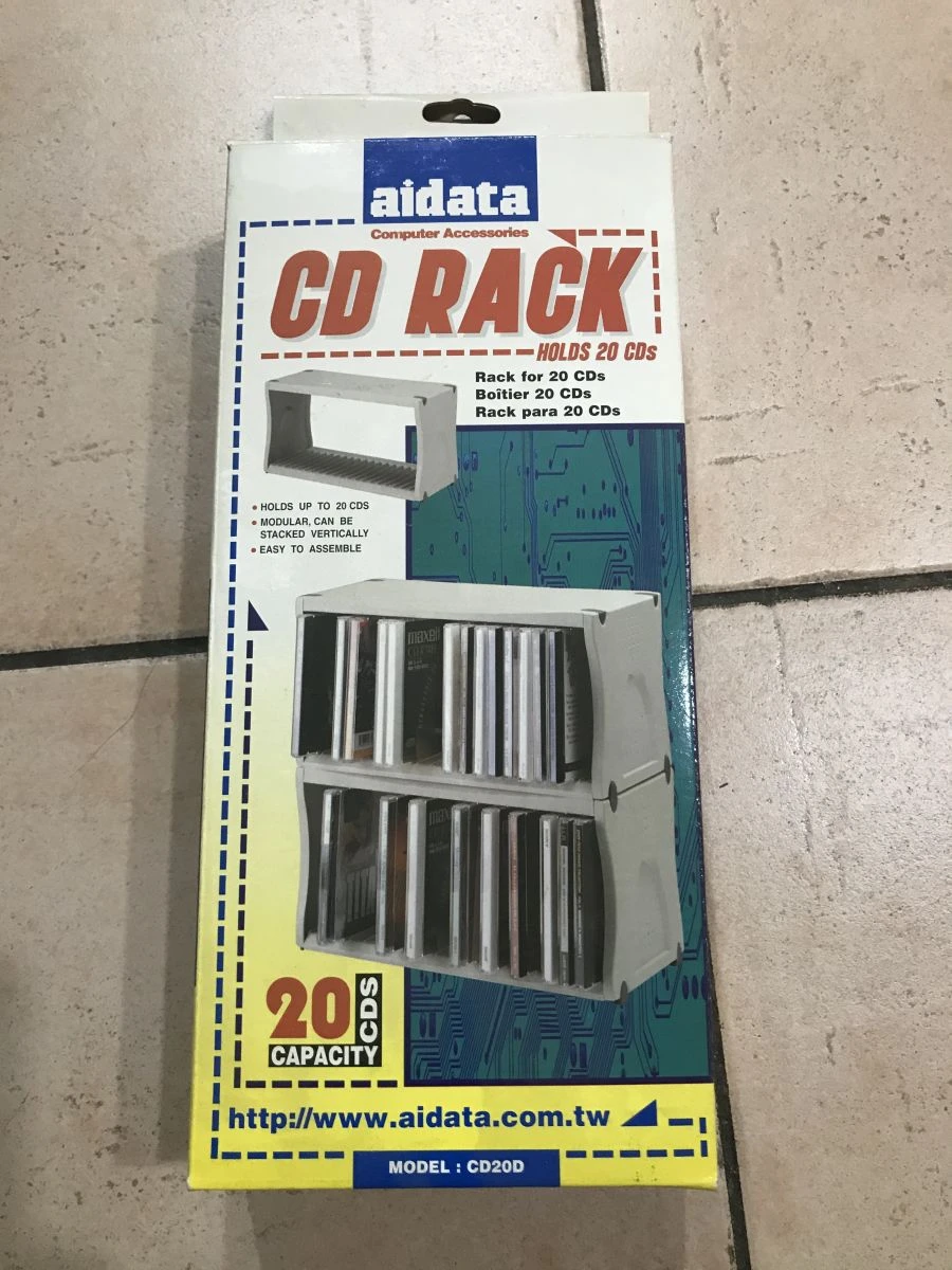 Vendora Ράφι αποθήκευσης CD-DVD 3 Vendora Ράφι αποθήκευσης CD-DVD