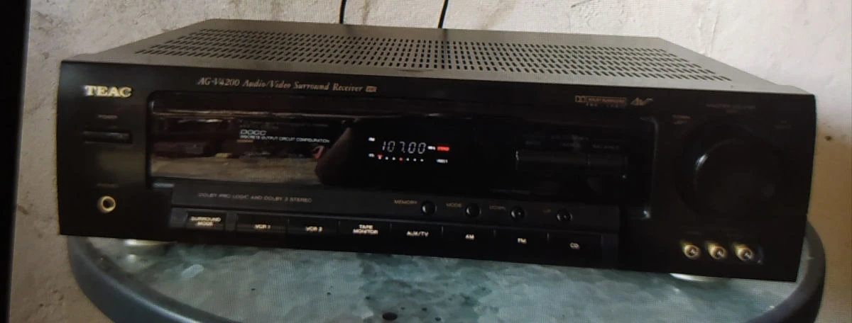 Vendora ΡαδιοενισχυτηςTEAC AG V 4200 Dolby Surrounds. Stereo Receiver Home Theater. Audio Video AV Control. Center Working. 3 Vendora ΡαδιοενισχυτηςTEAC AG V 4200 Dolby Surrounds. Stereo Receiver Home Theater. Audio Video AV Control. Center Working.