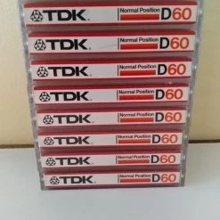 Vendora TDK D60 Normal Position 60 - 90 ( 1982 ) 9 θρυλικές κασέτες