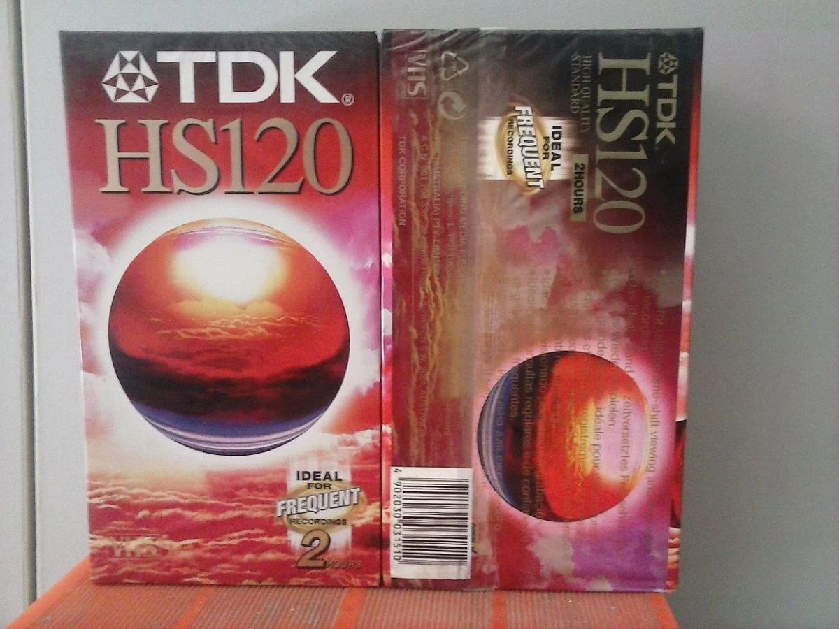 Vendora Βιντεοκασέτα (videotape) VHS 120 HS/HG TDK 3 Vendora Βιντεοκασέτα (videotape) VHS 120 HS/HG TDK