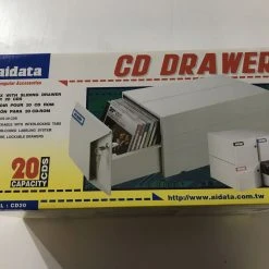 Vendora Συρτάρι αποθήκευσης 20 CD-DVD