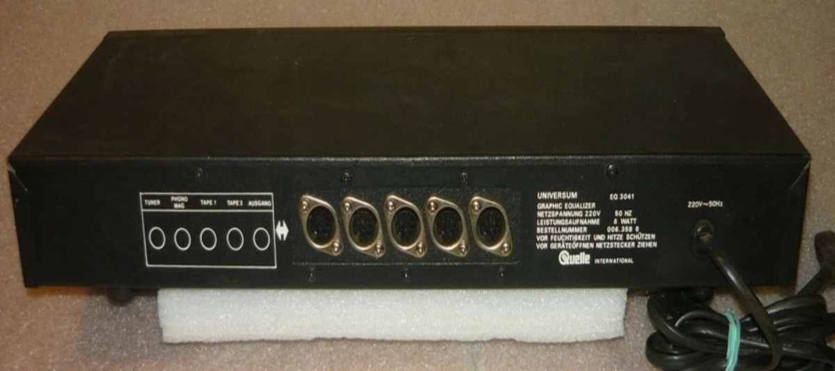 Vendora εκουαλαιζερ UNIVERSUM (QUELLE) Eq-304,germany,10 περιοχων,το μοναδικο με Phono Stage,2 Tapes,1 Aux,κατασταση καινουριου 10 Vendora εκουαλαιζερ UNIVERSUM (QUELLE) Eq-304,germany,10 περιοχων,το μοναδικο με Phono Stage,2 Tapes,1 Aux,κατασταση καινουριου - Image 8
