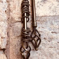 Vendora 2 ΤΜΧ Κουρτινόξυλα / Βέργες / ΚΟΥΡΤΙΝΌΒΕΡΓΑ / Μεταλλικό Μαύρο / Χρυσό Brushed / Sun Μπρονζέ -CONRAD-JOHNSON shop 6e12cedd4b71194405683f276a67900e993845bb xl