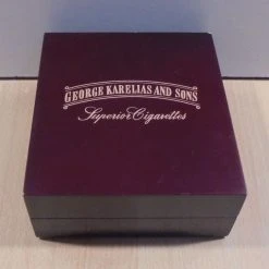 Vendora George Karelias & Sons τσιγάρα διαφημιστική ξύλινη θήκη για Cd