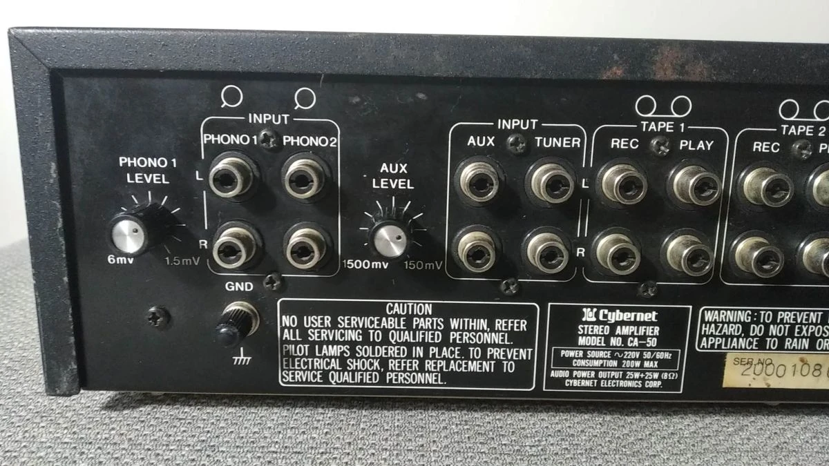 Vendora ΕΠΩΛΗΘΕΙ -- Cybernet CA-50 Made In Japan 100% Αναλογικός ενισχυτής πολύ δυνατός ποιοτικός ήχος με ποτενσιόμετρο ευαισθησίας εισόδων Phone In και AUX IN 10 Vendora ΕΠΩΛΗΘΕΙ -- Cybernet CA-50 Made In Japan 100% Αναλογικός ενισχυτής πολύ δυνατός ποιοτικός ήχος με ποτενσιόμετρο ευαισθησίας εισόδων Phone In και AUX IN - Image 8