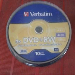 Vendora DVDRW (plus)(+) (επανεγγράψιμα) 10άδα Verbatim