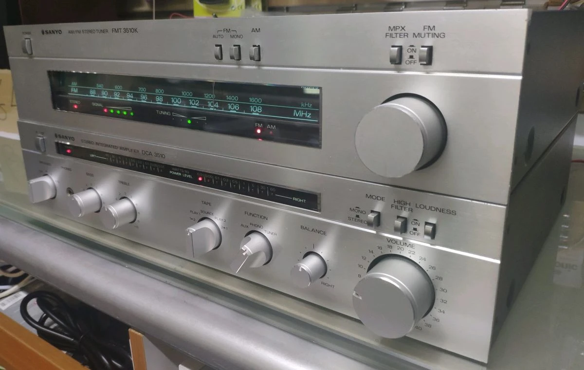 Vendora SANYO DCA-3510 και FMT-3510K Ενισχυτής και Ραδιόφωνο 5 Vendora SANYO DCA-3510 και FMT-3510K Ενισχυτής και Ραδιόφωνο - Image 3