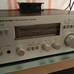 Vendora MITSUBISHI DA-U680 προενισχυτης + ενισχυτης 2x80 Watt 1978 Japan