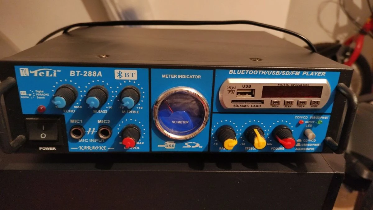 Vendora Ενισχυτής ήχου - Karaoke - Bluetooth 3 Vendora Ενισχυτής ήχου - Karaoke - Bluetooth