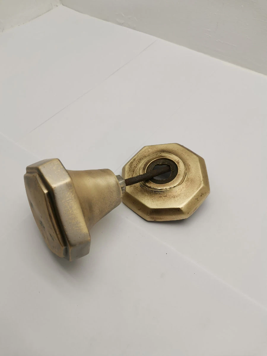 Vendora Χέρι μπρούτζινο εξώπορτας οκτάγωνο, 1980 4 Vendora Χέρι μπρούτζινο εξώπορτας οκτάγωνο, 1980 - Image 2