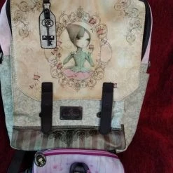 Vendora τσάντα και κασετίνα Santoro