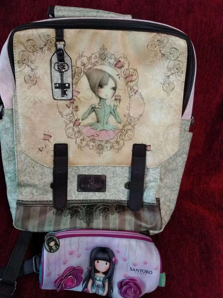 Vendora τσάντα και κασετίνα Santoro 3 Vendora τσάντα και κασετίνα Santoro