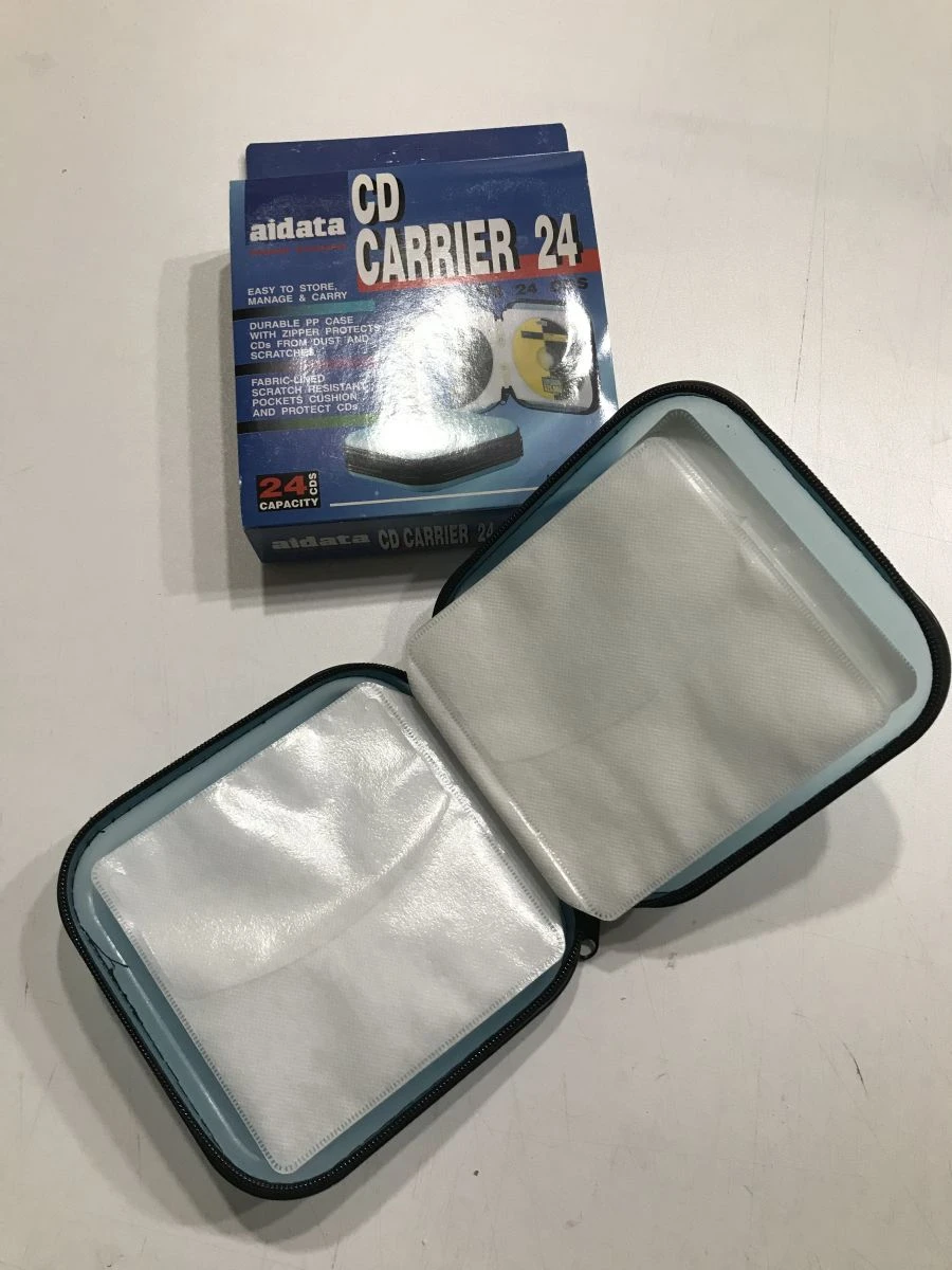 Vendora Aidata CD Carrier: σκληρή θήκη μεταφοράς 24 CD ή DVD 4 Vendora Aidata CD Carrier: σκληρή θήκη μεταφοράς 24 CD ή DVD - Image 2