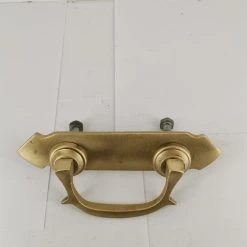 Vendora χέρι μπρούτζινο ξύλινης εξώπορτας, εποχής 1930