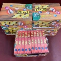 Vendora Κασέτες 50 τεμάχια αγραφεσ καινούργιες