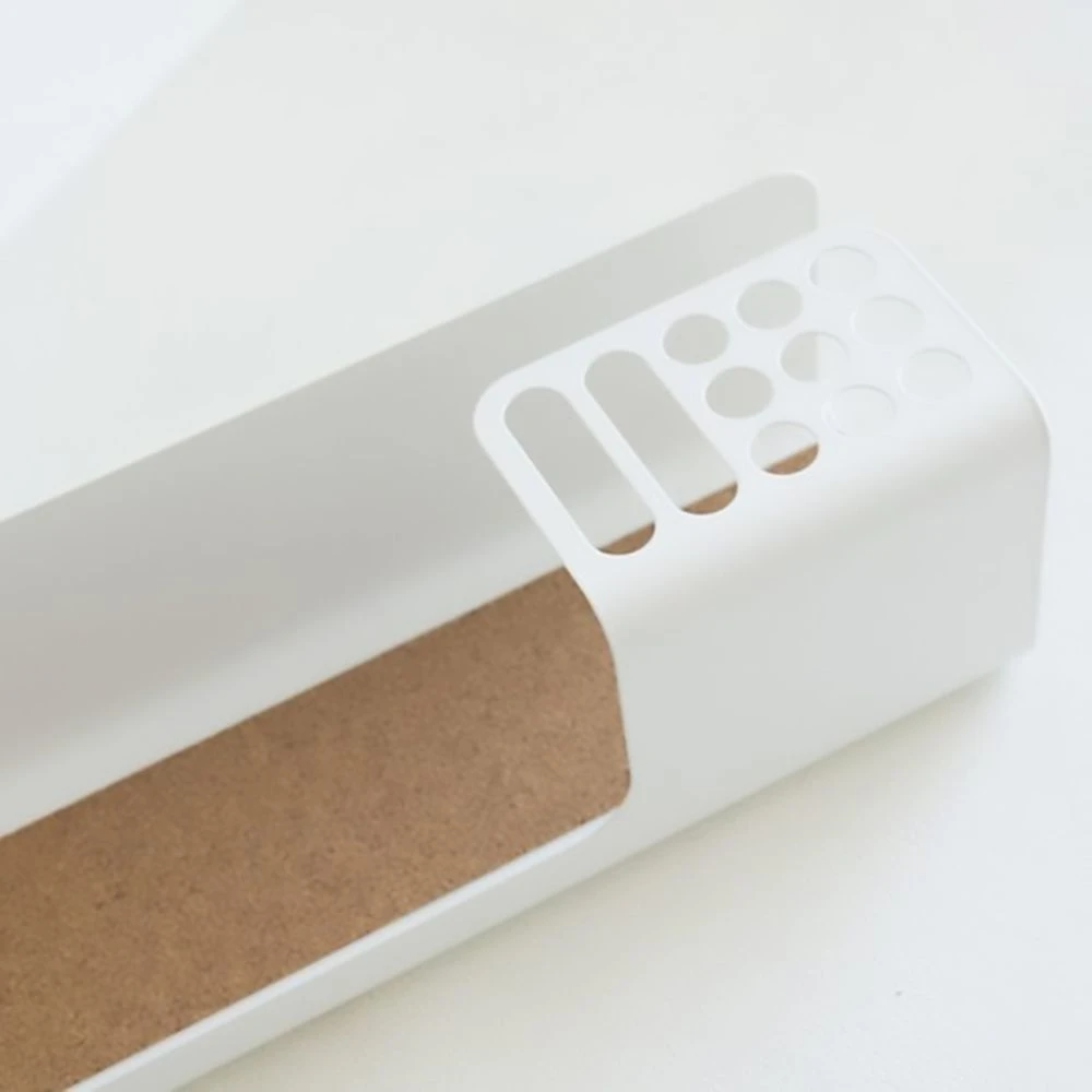 Vendora Μεταλλική Μολυβοθήκη σε Λευκό Χρώμα 5 Vendora Μεταλλική Μολυβοθήκη σε Λευκό Χρώμα - Image 3