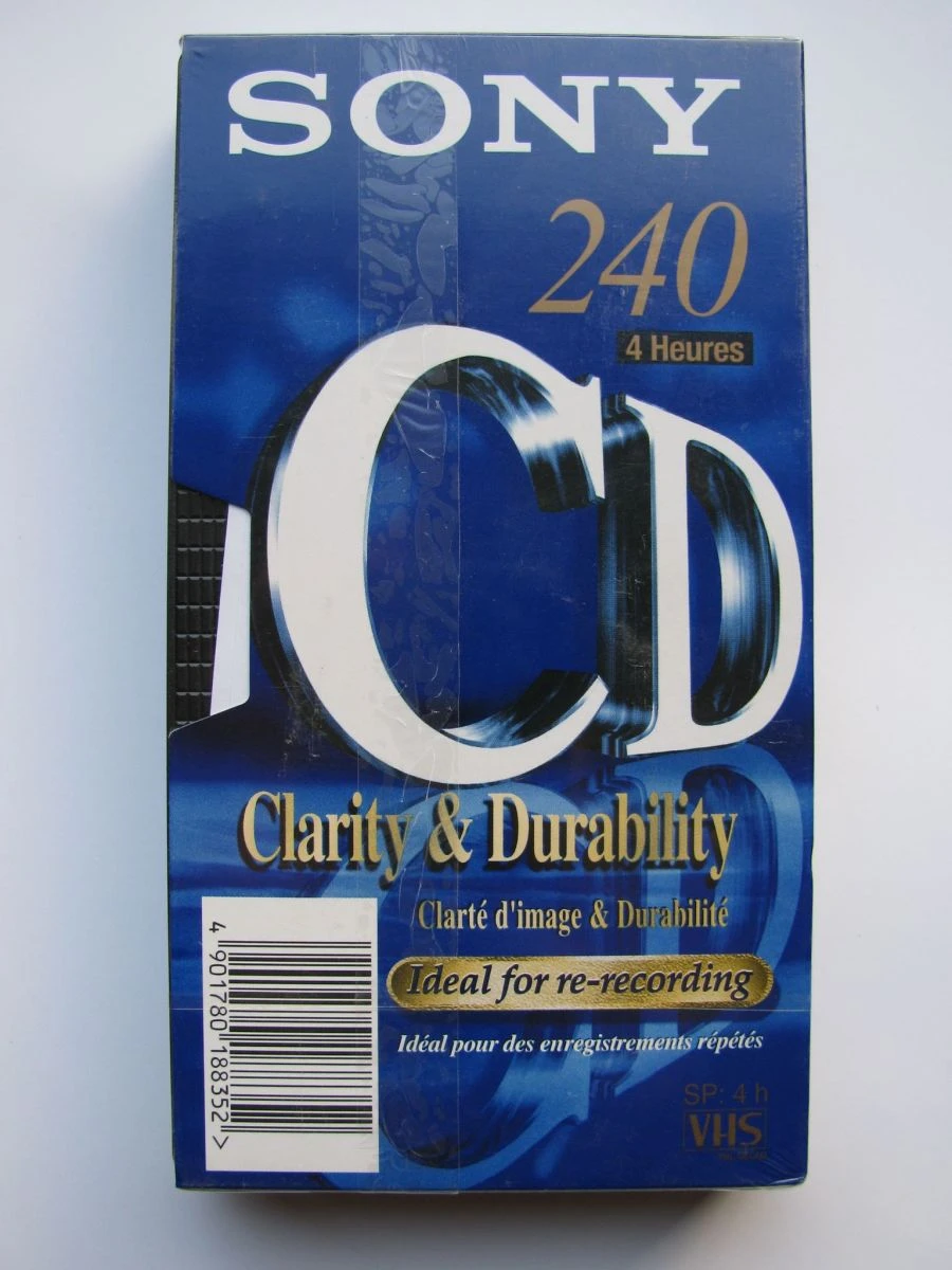 Vendora SONY CD 240 Clarity & Durability VHS Video Kassette SEALED NEU 10 ΤΕΜΑΧΙΑ ΣΦΡΑΓΙΣΜΕΝΕΣ 35 € 3 Vendora SONY CD 240 Clarity & Durability VHS Video Kassette SEALED NEU 10 ΤΕΜΑΧΙΑ ΣΦΡΑΓΙΣΜΕΝΕΣ 35 €