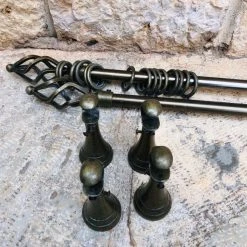 Vendora 2 ΤΜΧ Κουρτινόξυλα / Βέργες / ΚΟΥΡΤΙΝΌΒΕΡΓΑ / Μεταλλικό Μαύρο / Χρυσό Brushed / Sun Μπρονζέ -CONRAD-JOHNSON shop e3f5eabe76f2c9a81ff75bdf9d31d1c9434dae03 xl