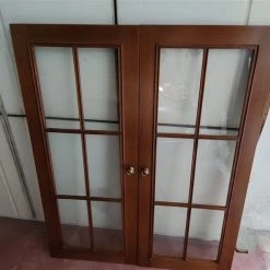 Vendora Δυο πορτάκια - τζαμαρίες ξύλινες