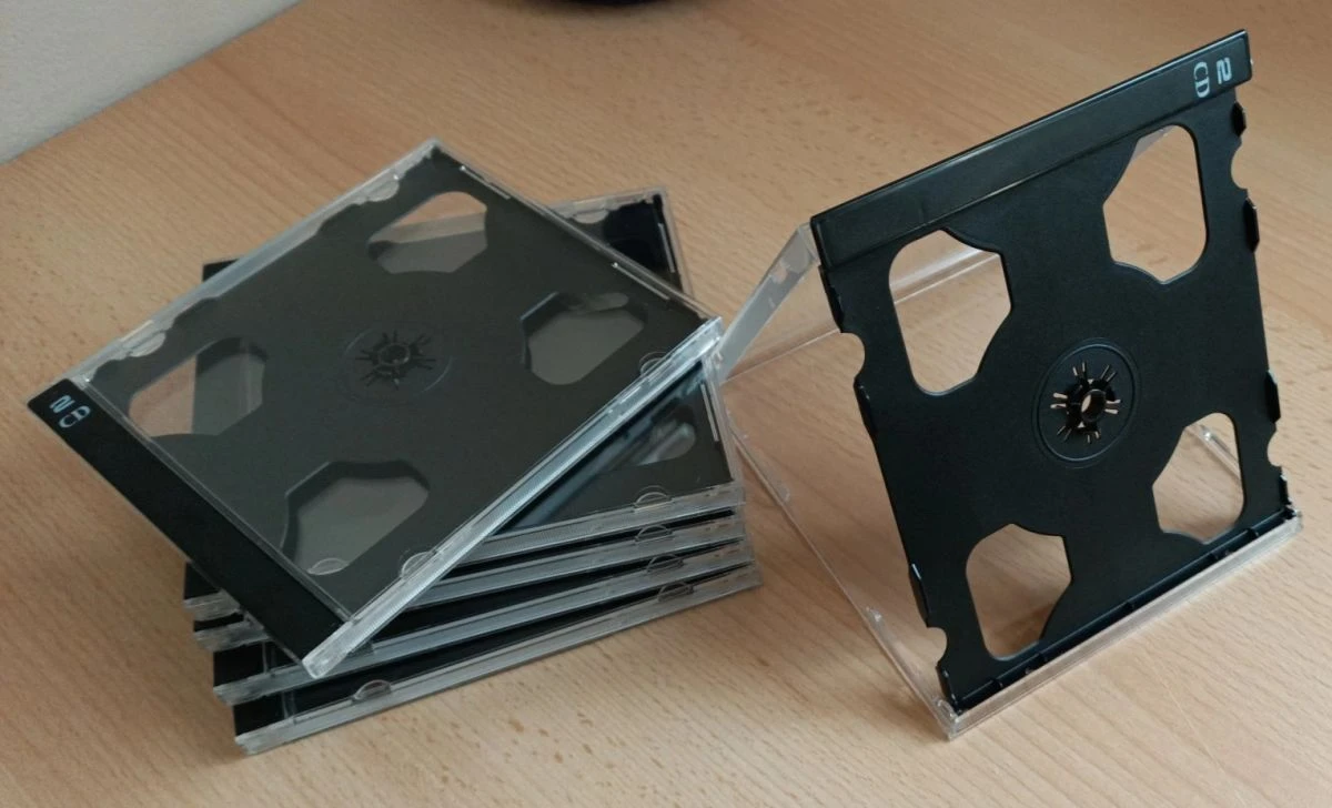 Vendora 2CD Πλαστικές Θήκες Δίσκων 4 Vendora 2CD Πλαστικές Θήκες Δίσκων - Image 2