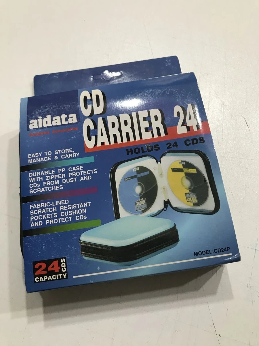 Vendora Aidata CD Carrier: σκληρή θήκη μεταφοράς 24 CD ή DVD 5 Vendora Aidata CD Carrier: σκληρή θήκη μεταφοράς 24 CD ή DVD - Image 3